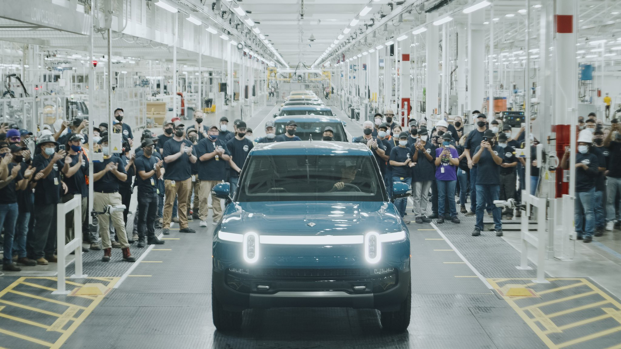 Rivian R1T production Top Gear