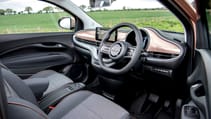 Fiat 500C interior front seats