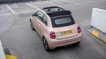 Fiat 500C rear view static