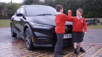 Ford Mustang Mach-E children electric car survey