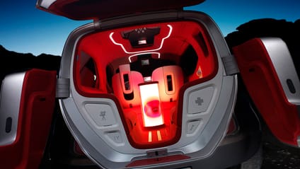 Ford Airstream concept back doors and interior