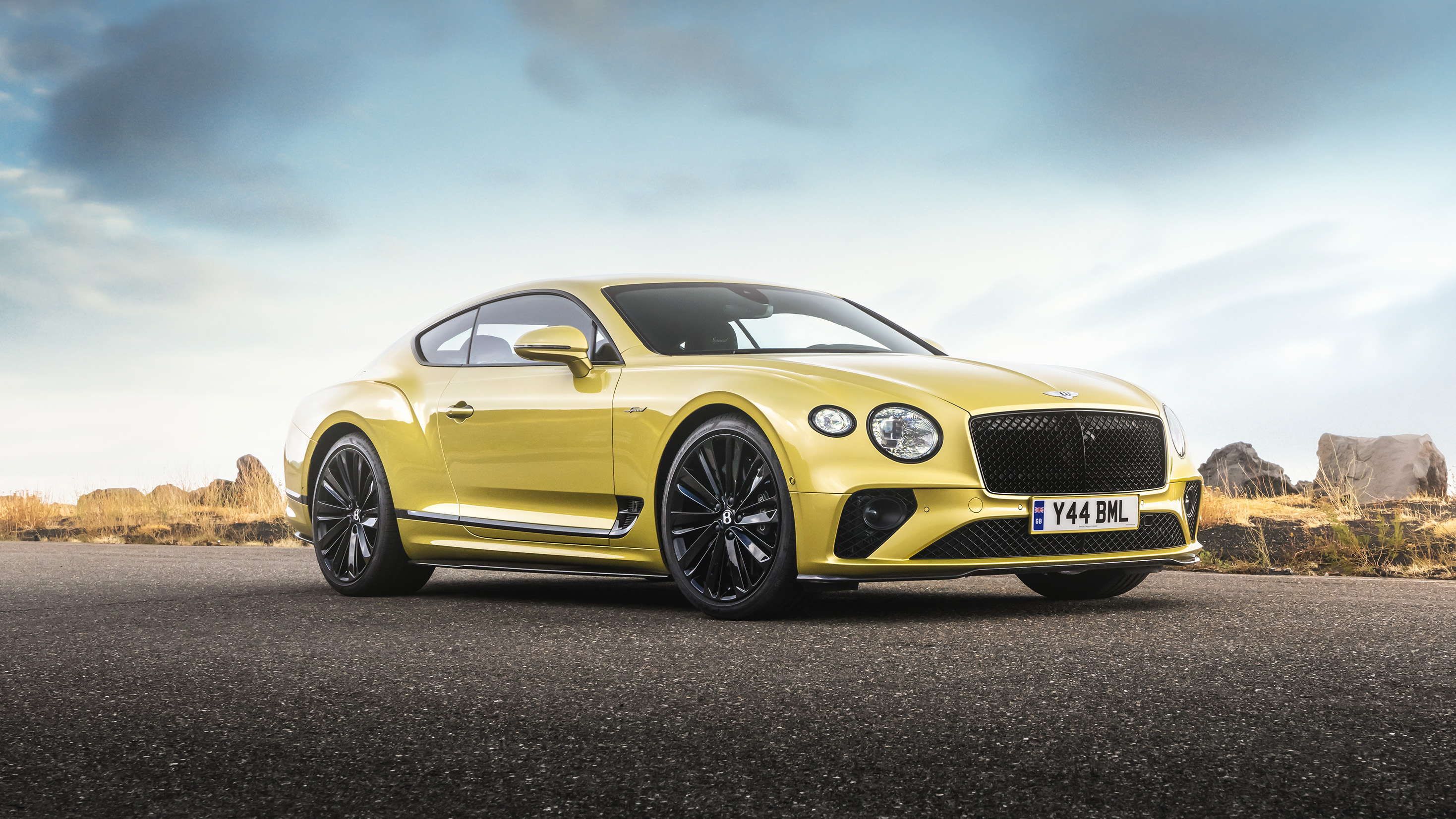 Bentley Continental GT Speed yellow front