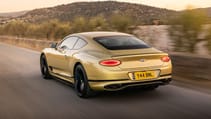 Bentley Continental GT Speed yellow rear