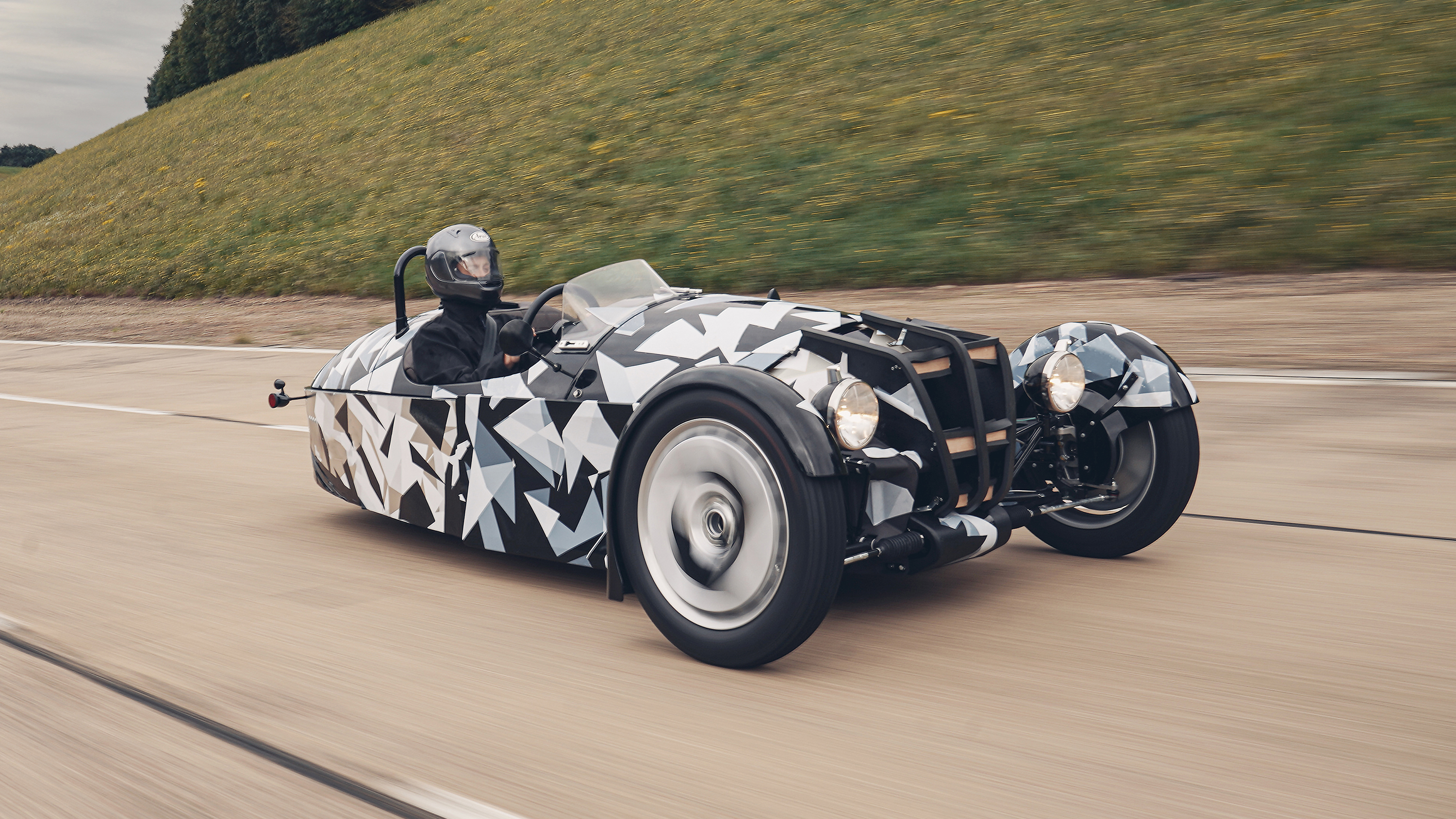 New 2022 Morgan 3 Wheeler undergoes testing