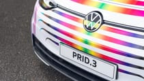 Volkswagen PRID.3 electric car for Milton Keynes Pride Festival