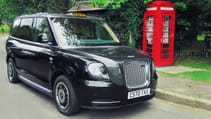 Sutton VIP LEVC Taxi front three-quarters