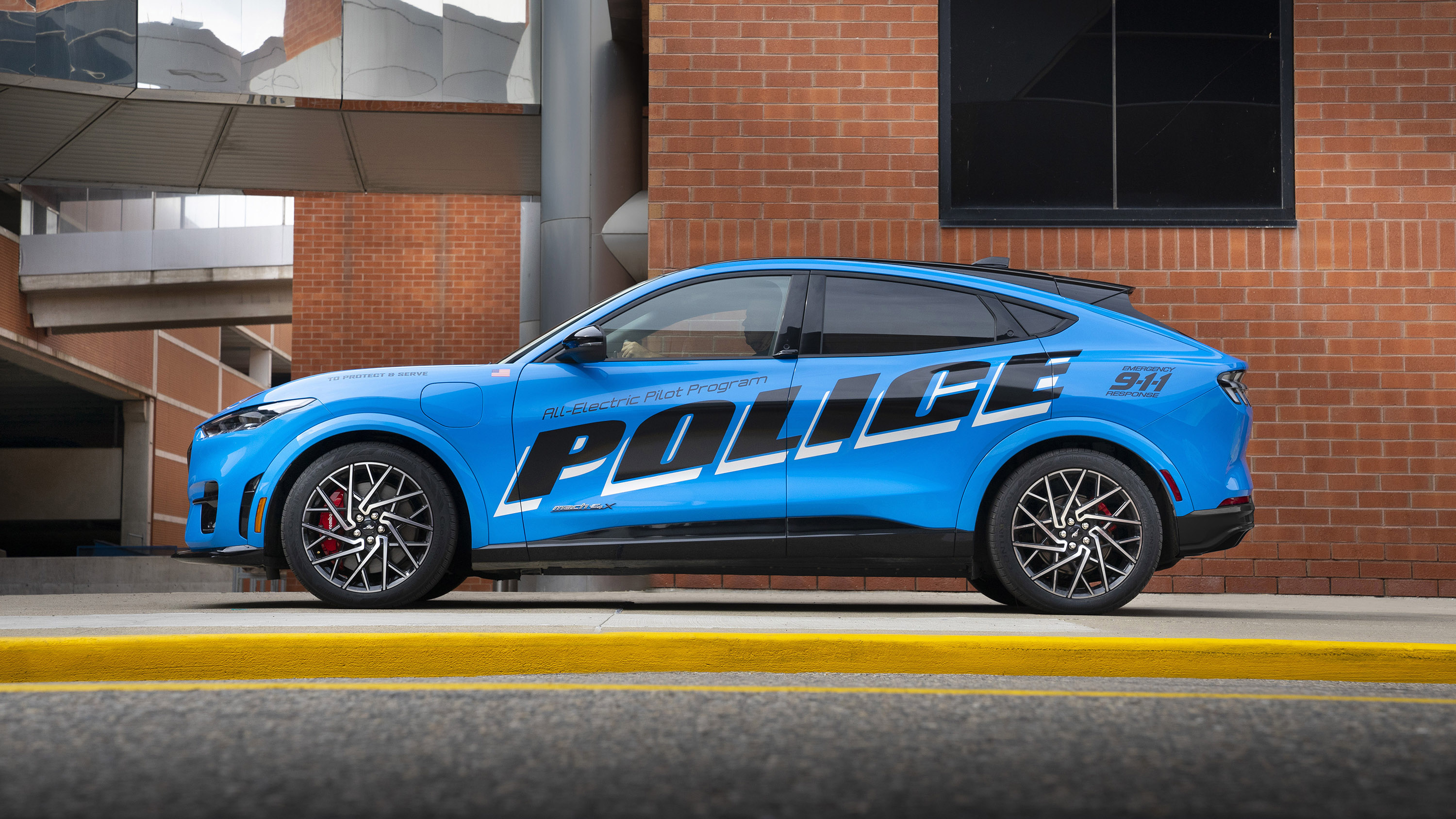 Ford Mustang Mach-E cop car