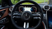 Mercedes C 300 e steering wheel