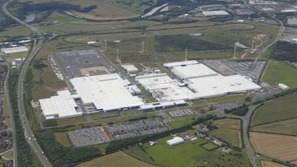 Nissan Motor Manufacturing UK - Sunderland factory overhead shot