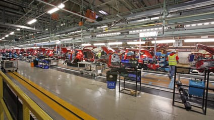 Nissan Qashqai production line Sunderland