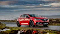 Renault Megane RS 300 red front view