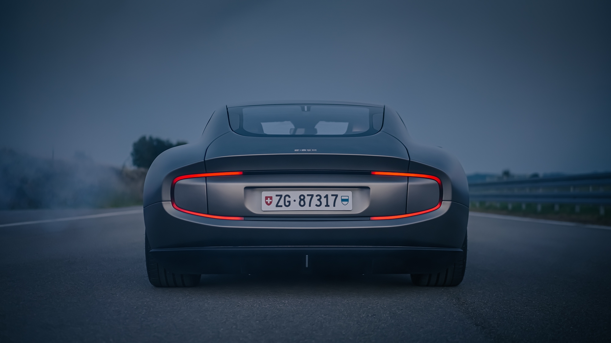 Piech GT electric sports car rear