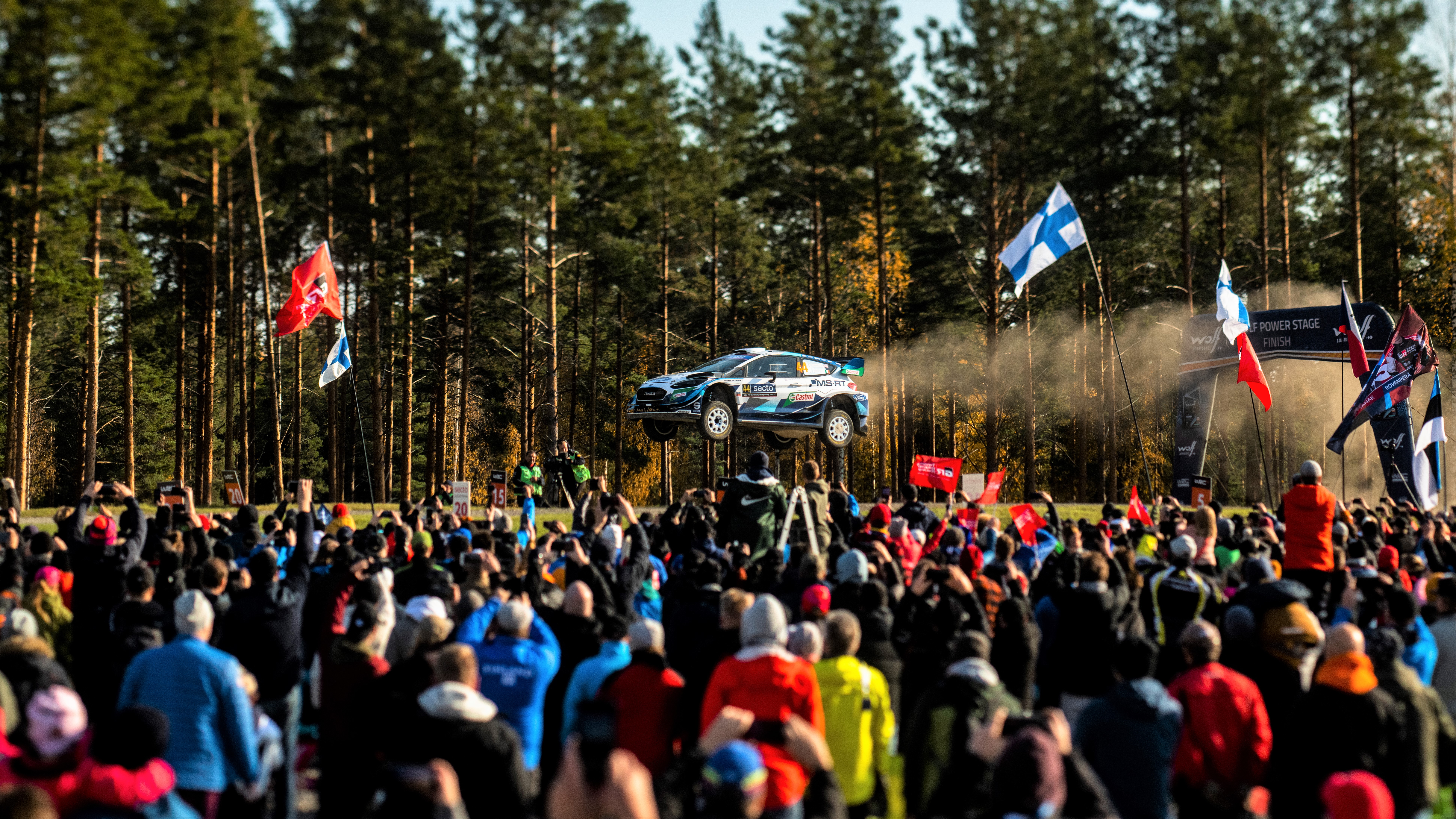 Rally Finland finish