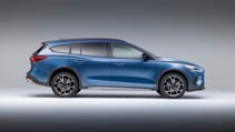 2021 Ford Focus Active Estate blue side profile