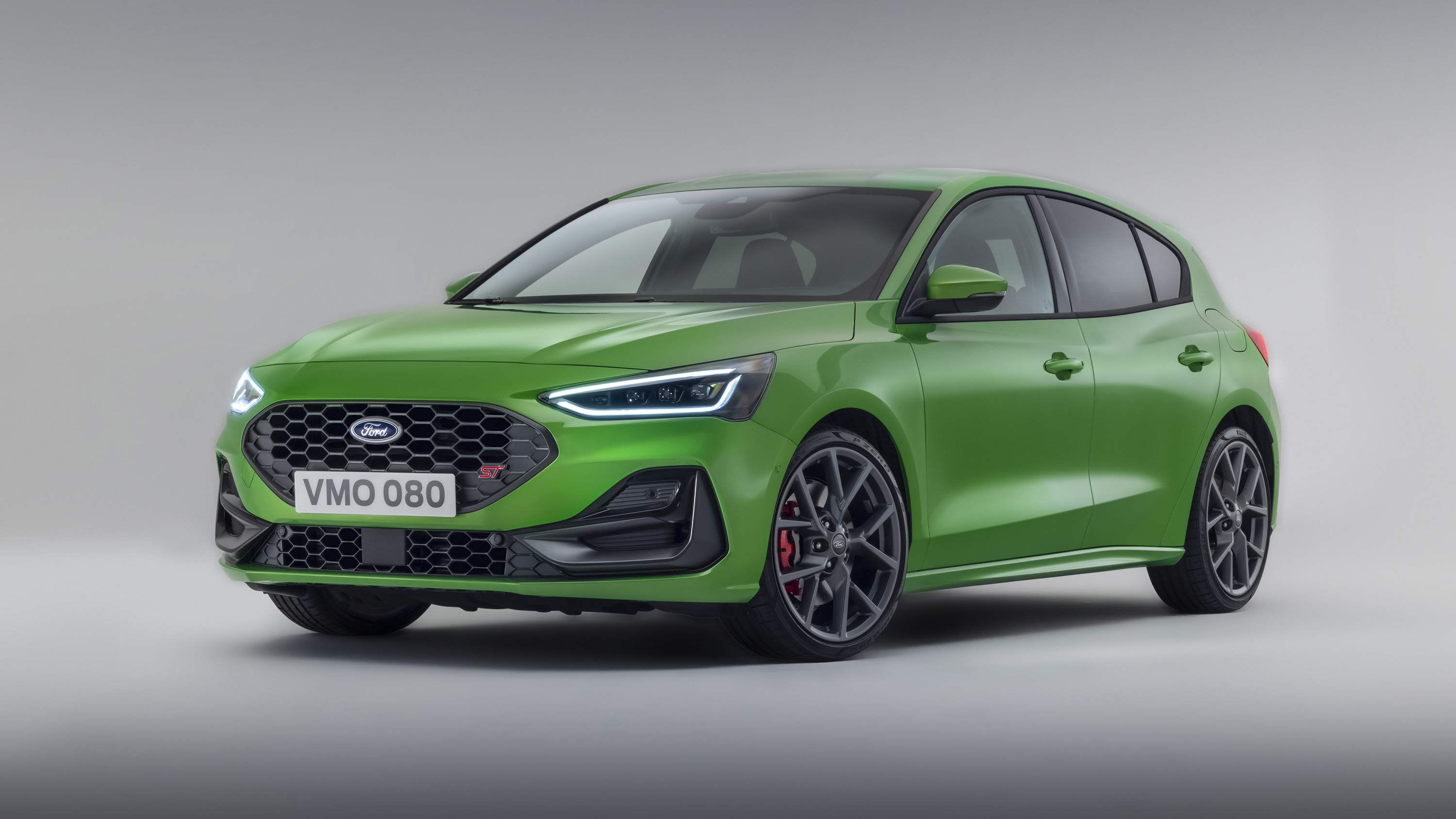 Ford Focus ST mean green front