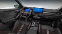 Ford Focus ST mean green interior dashboard