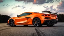 New Corvette Z06 orange with Z07 performance pack