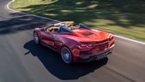 New Corvette Z06 red convertible