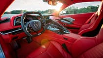 New Corvette Z06 red interior