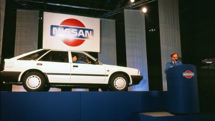 Nissan Bluebird - first car od Nissan Sunderland production line