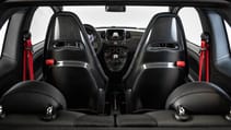 Abarth 595 rear seats