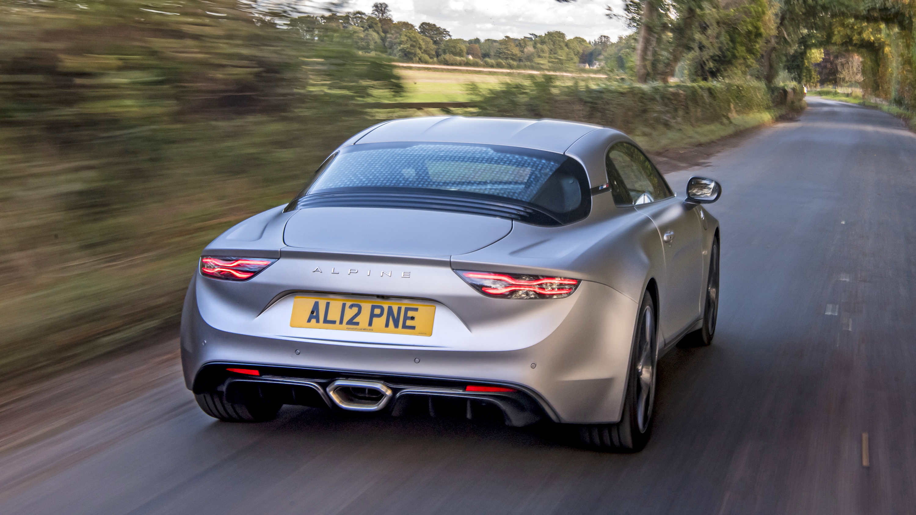 Alpine A110 Légende GT 2021 grey rear view