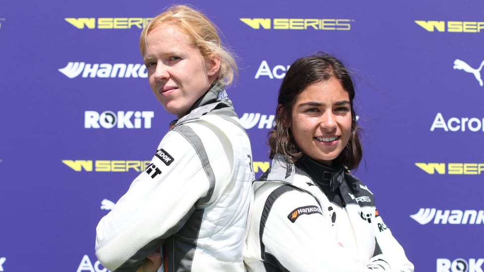 Alice Powell and Jamie Chadwick