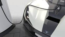 Elemental RP1 EV plugged into charger