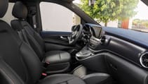 Mercedes EQV interior front seats