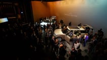 New Range Rover reveal – people viewing the cars