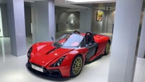 Elemental RP1R red in showroom