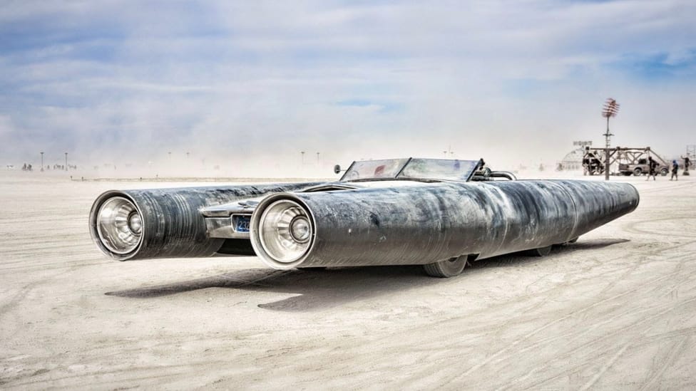 Burning Man Rocket Car auction