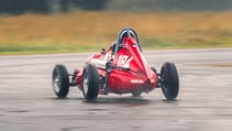 Tipo 184 kit car on wet circuit