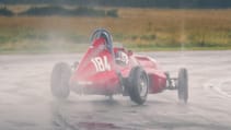 Tipo 184 kit car big slide on wet circuit