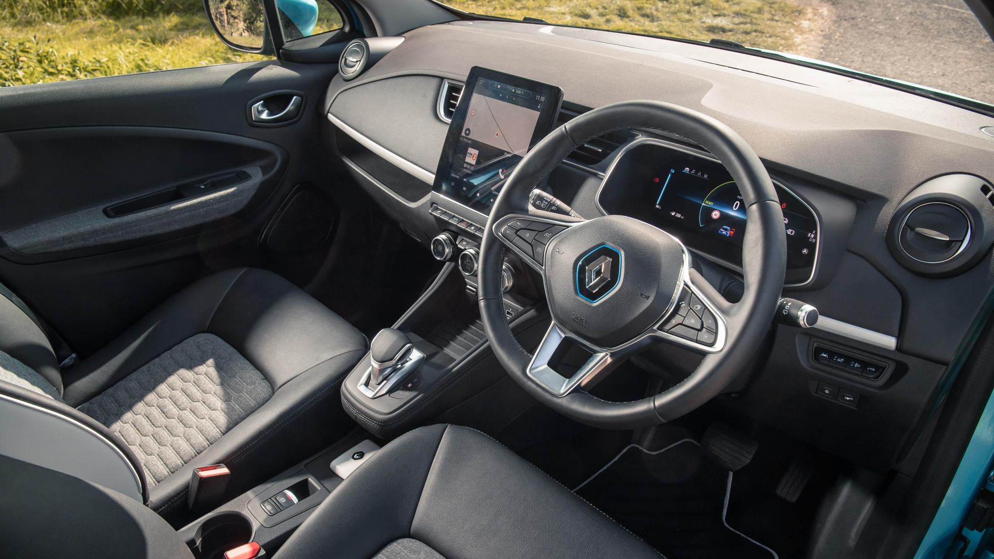 Renault Zoe E-Tech Electric dashboard steering wheel