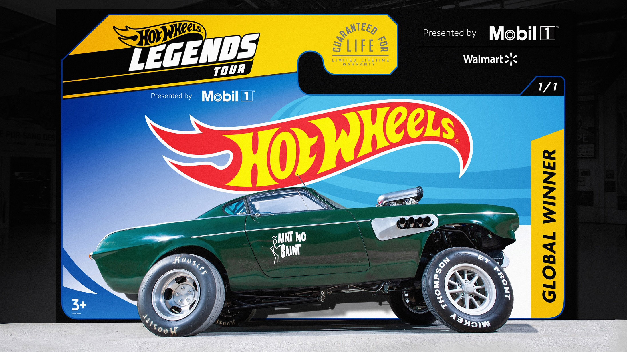 Volvo P1800 Gasser Hot Wheels car