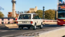 Kingsley Cars Range Rover Classic ULEZ crossing bridge in London