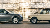 Kingsley Cars Range Rover Classic ULEZ with new Range Rover