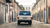 Kingsley Cars Range Rover Classic ULEZ on cobbled street