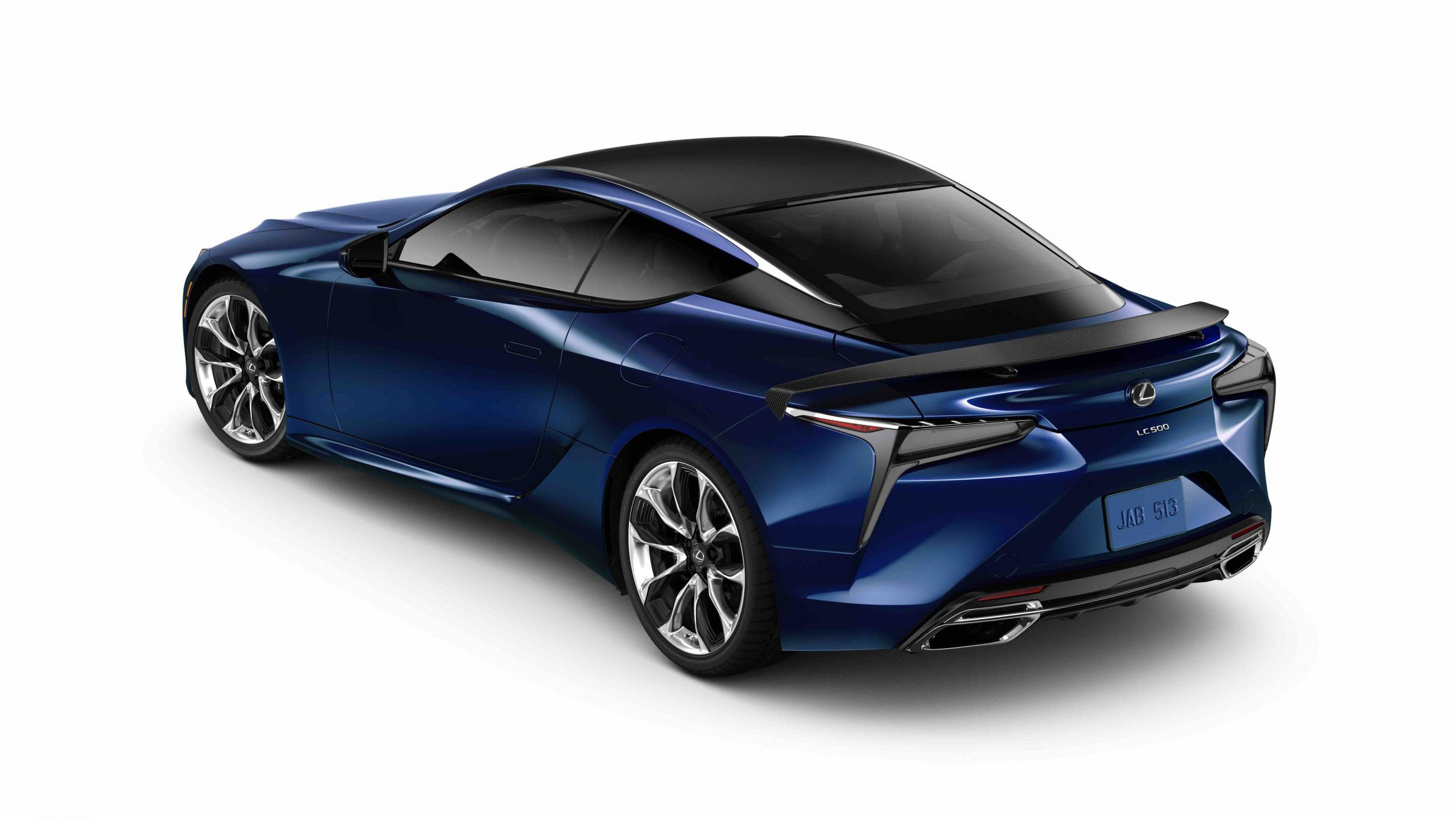 Lexus LC 2022 blue rear