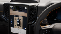 2022 Ford Ranger off-road mode on screen