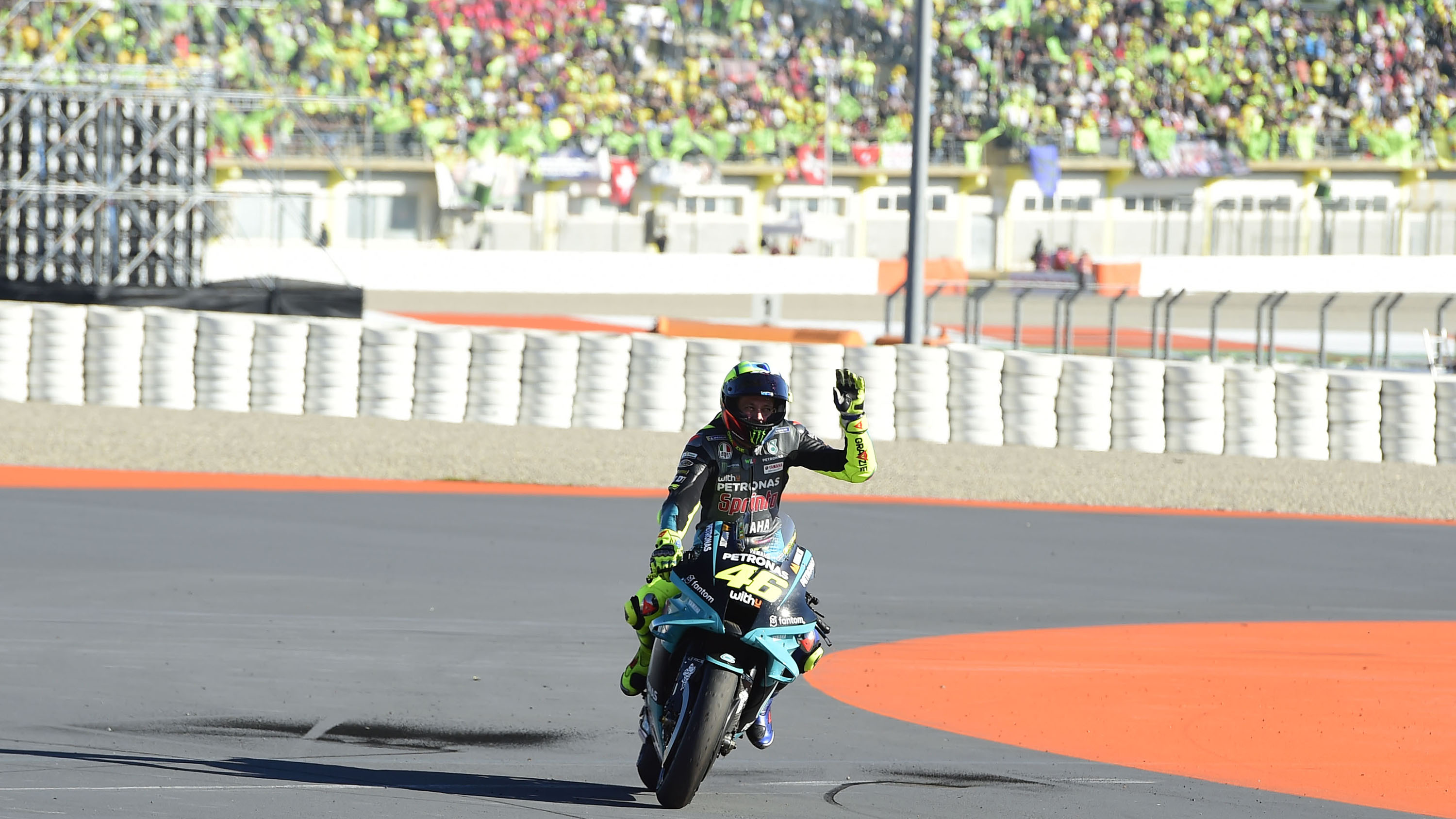 Valentino Rossi final race and top-ten finish