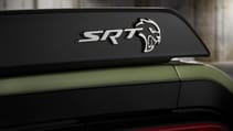 Dodge Challenger SRT Hellcat Redeye Jailbreak badge on spoiler