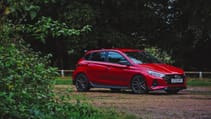 Top Gear Hyundai i20N Dragon Red front