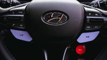 Hyundai i20N steering wheel N Custom buttons