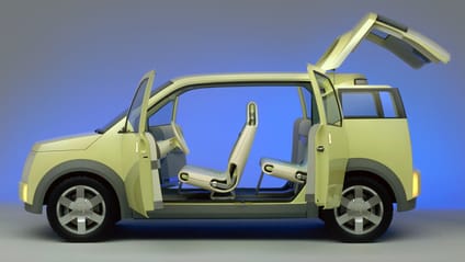 Ford 24-7 Wagon concept side view doors open
