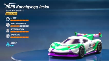 Hot Wheels Unleashed Koenigsegg Jesko