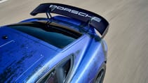 Porsche 718 Cayman GT4 RS Clubsport racecar rear spoiler