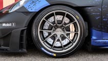 Porsche 718 Cayman GT4 RS Clubsport racecar wheel and brake disc