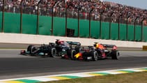 Lewis Hamilton and Max Verstappen Brazilian GP 2021